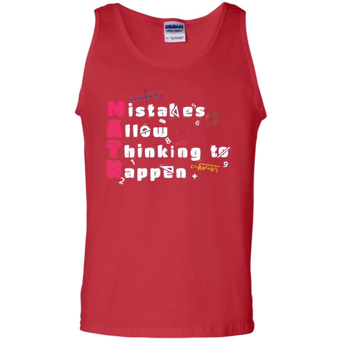 Mistakes Allow Thinking To Happen Shirt Red