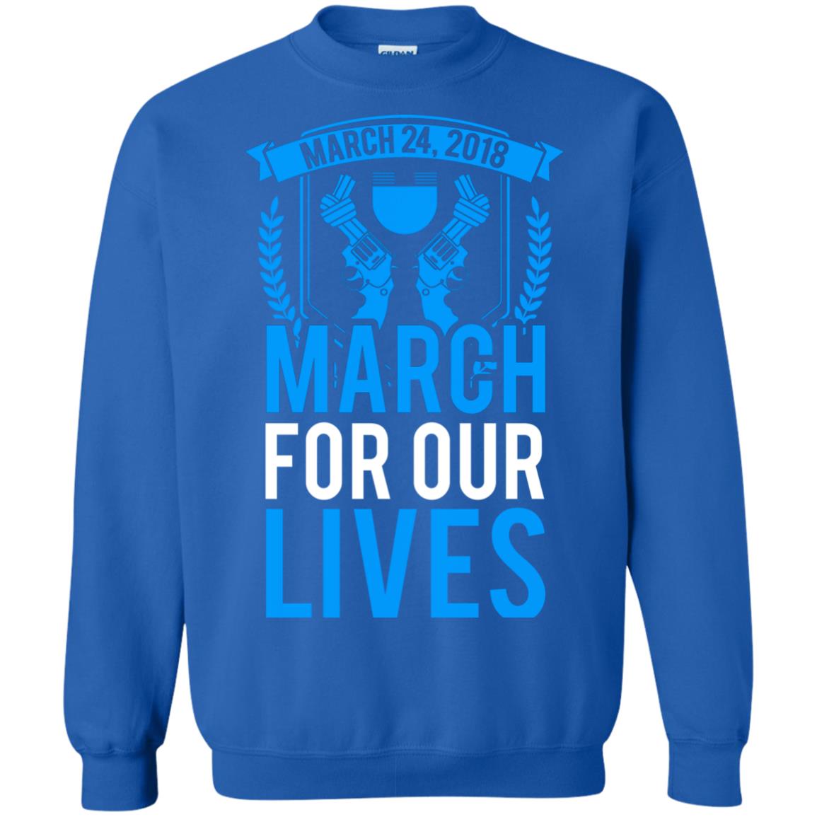 Anti Gun T-shirt March For Our Lives March 24 2018 Royal