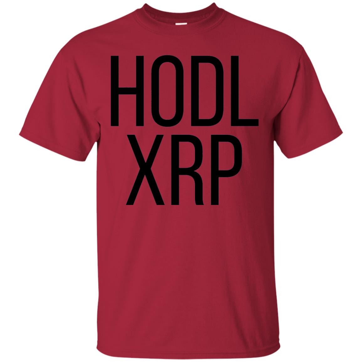 Hodl Xrp Ripple Cryptocurrency Alt Coin T-shirt Cardinal