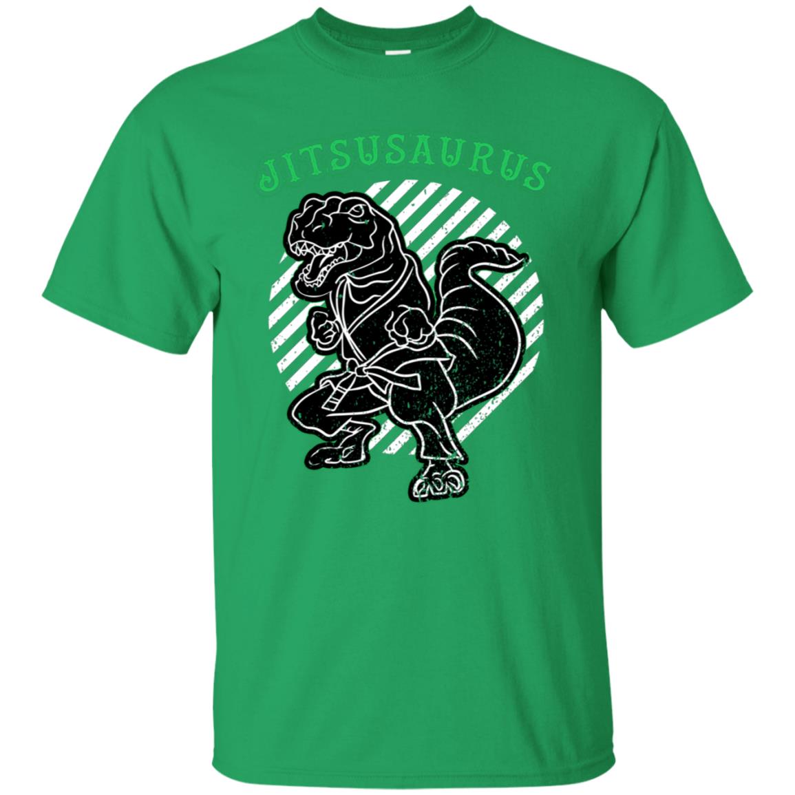 Jitsusaurus Jujutsu Saurus Shirt Irish Green