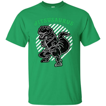 Jitsusaurus Jujutsu Saurus Shirt Irish Green