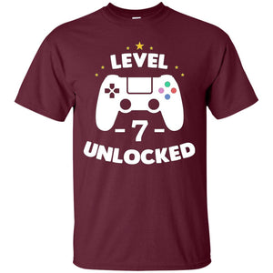 Level 7 Unlocked Gamer T-shirt