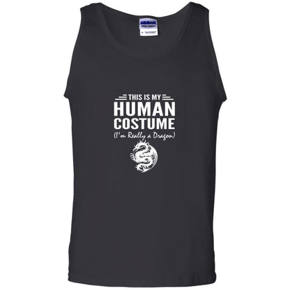 Dargon T-shirt This Is My Human Costume I'm Really A Dragon Black