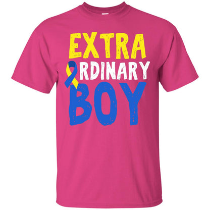 World Down Syndrome Day Shirt Extra Ordinary Boy Heliconia