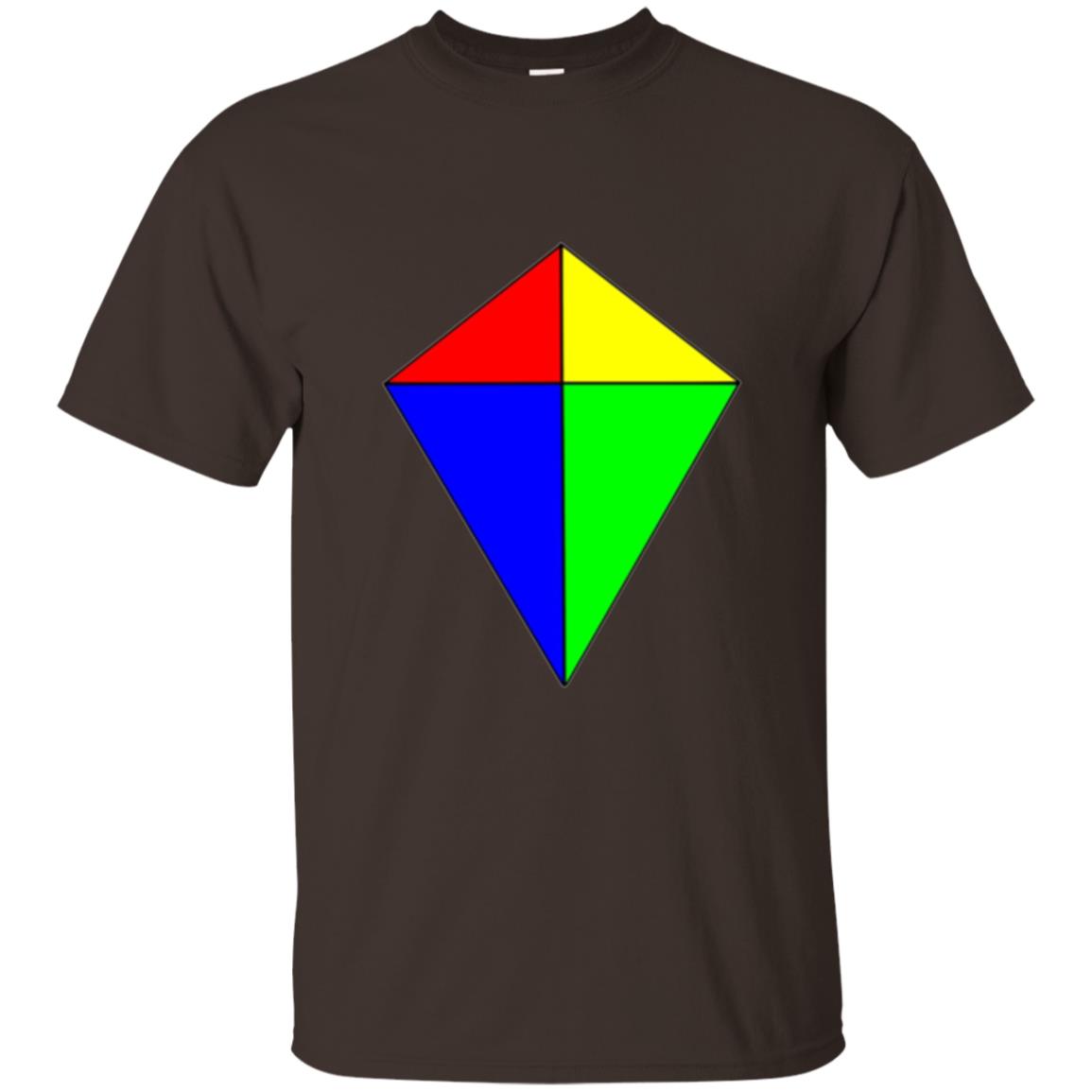 Kite Lover T-shirt Flying Wind Aircraft Kytoon Dark Chocolate