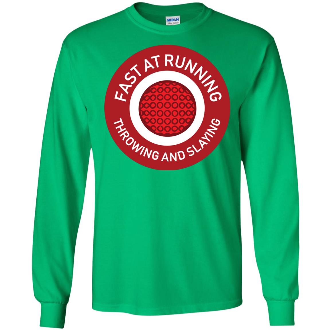 Fast At Running Throwing And Slaying Dodgeball Shirts Irish Green