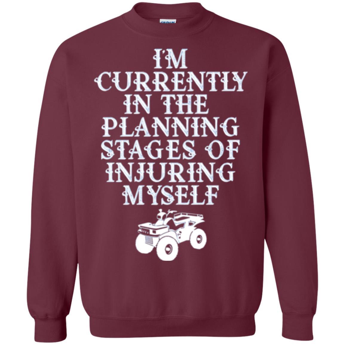 Four Wheeling T-shirt I'm Currently In The Planning Stages Maroon