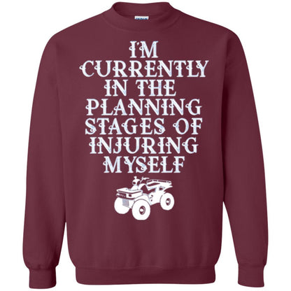 Four Wheeling T-shirt I'm Currently In The Planning Stages Maroon