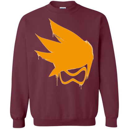 Film T-shirt Tracer Orange Spray T-shirt Maroon