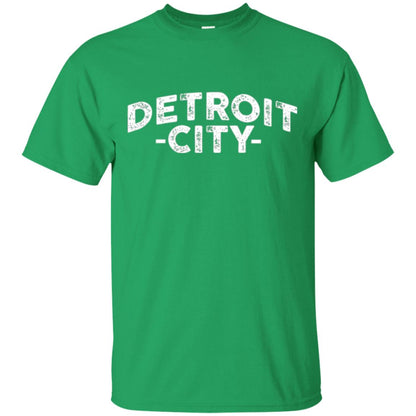 Detroit Michigan T-shirt Irish Green
