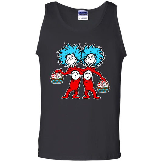 Dr. Seuss Thing 1 Thing 2 Easter Egg T-shirt Black
