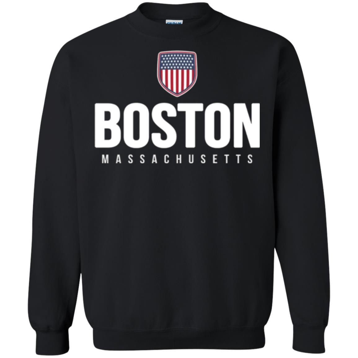 Boston Massachusetts T-shirt Black