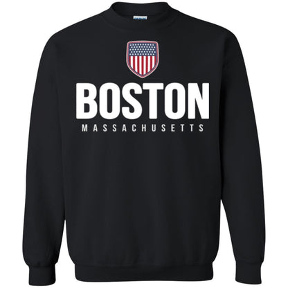Boston Massachusetts T-shirt Black