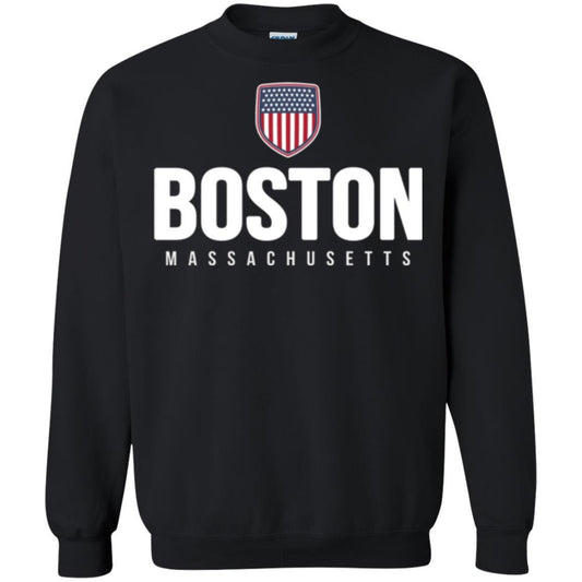 Boston Massachusetts T-shirt Black