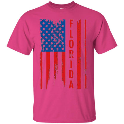 Florida State T-shirt American Flag Heliconia