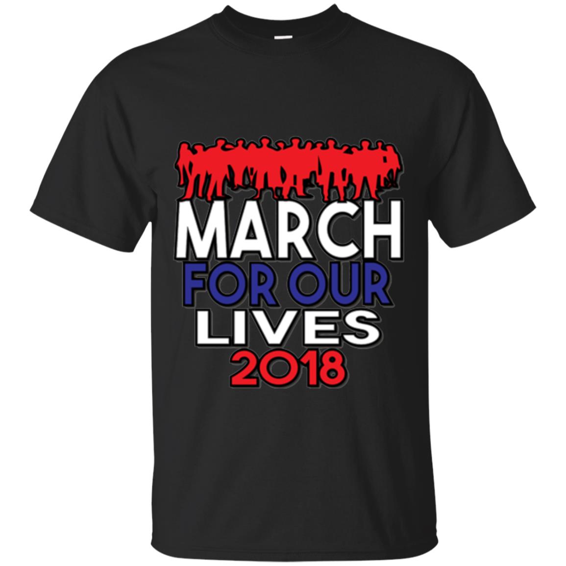 March For Our Lives 2018 Anti Gun T-shirt Black