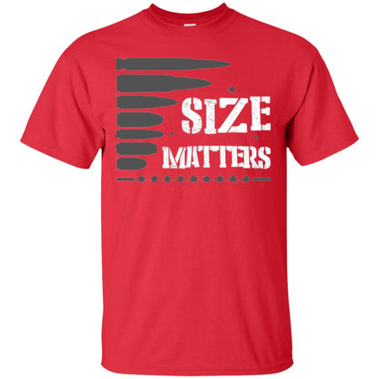 Hunter T-shirt Size Matters Red