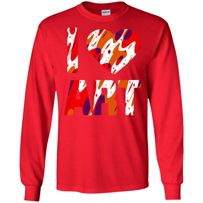 Artist T-shirt I Love Art Red