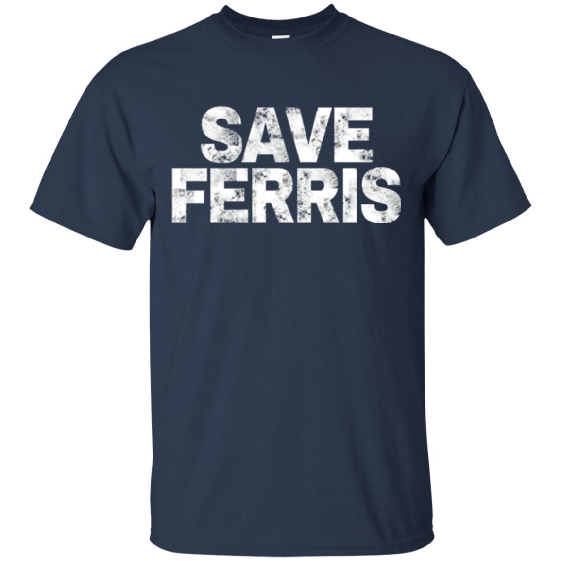 Movie T-shirt Save Ferris 80s Navy