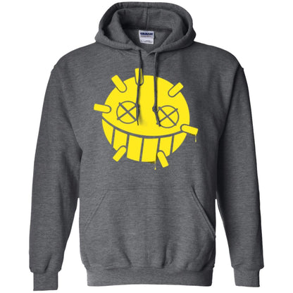 Overwatch Junkrat Smiley Spray T-shirt Dark Heather