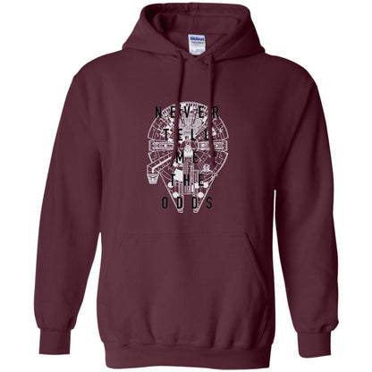 Film T-shirt Falcon Never Tell Me The Odds T-shirt Maroon