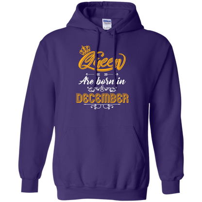 Brithday T-Shirt Queen Are Born In December Purple