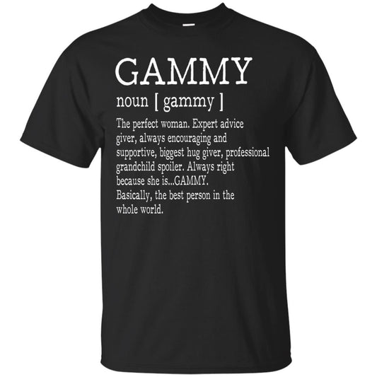 Gammy Definition Nana T-shirt Black