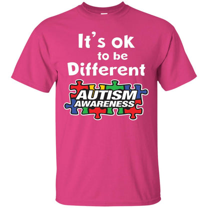 It’s Ok To Be Different Autism Awareness Best Gift Shirt For Autism Awareness Heliconia