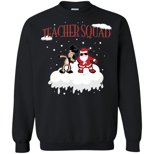 Teacher Squad Teaching X-mas Gift Shirt Black