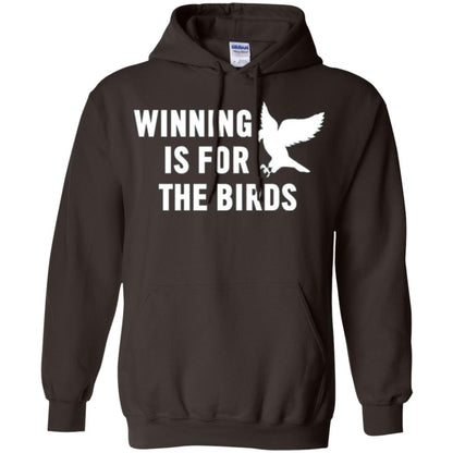 Winning Is For The Birds Eagle Mascot T-shirt Dark Chocolate
