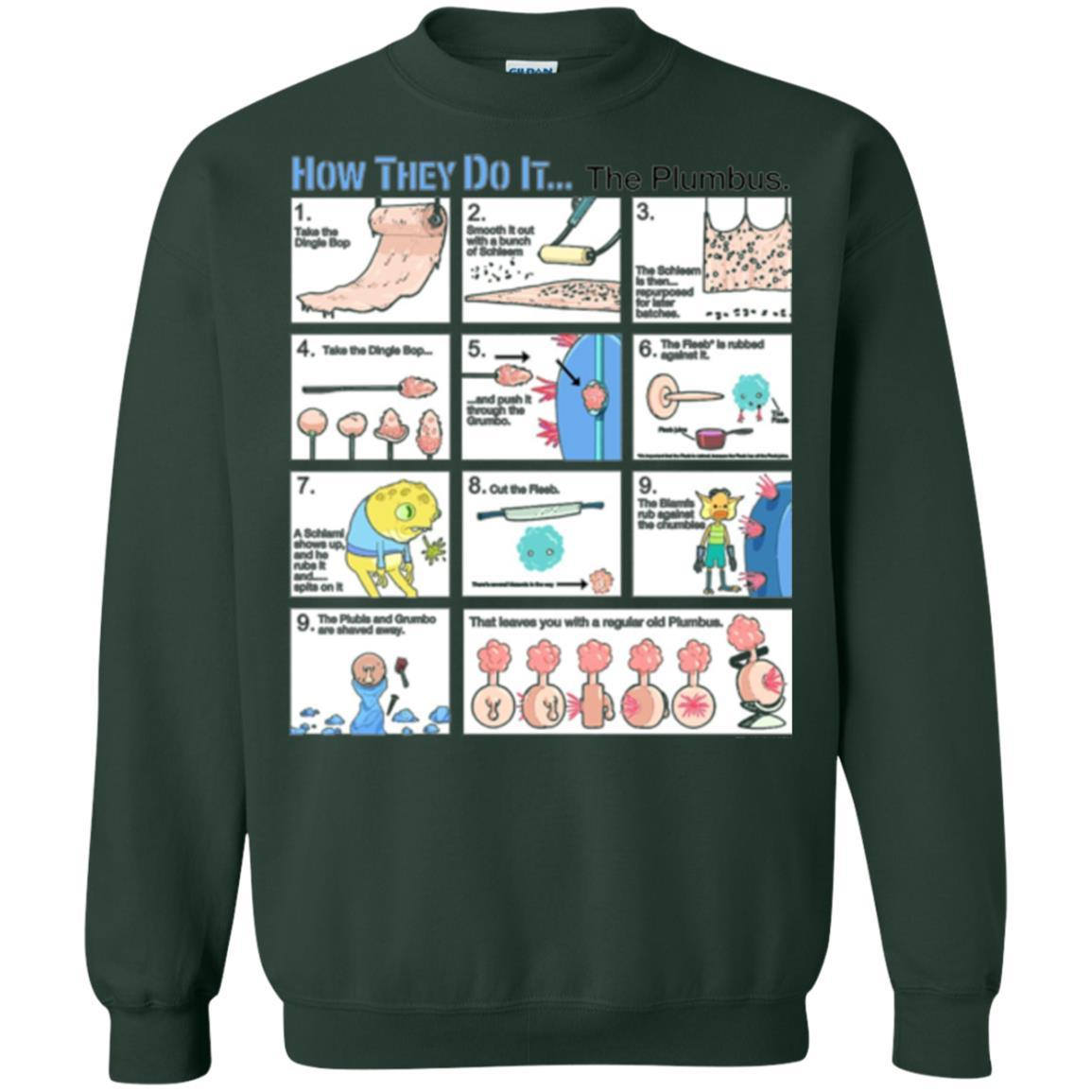 Film T-shirt How They Do Itthe Plumbus Forest Green