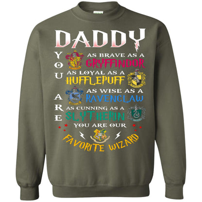 Daddy Our  Favorite Wizard Harry Potter Fan T-shirtG180 Gildan Crewneck Pullover Sweatshirt 8 oz.