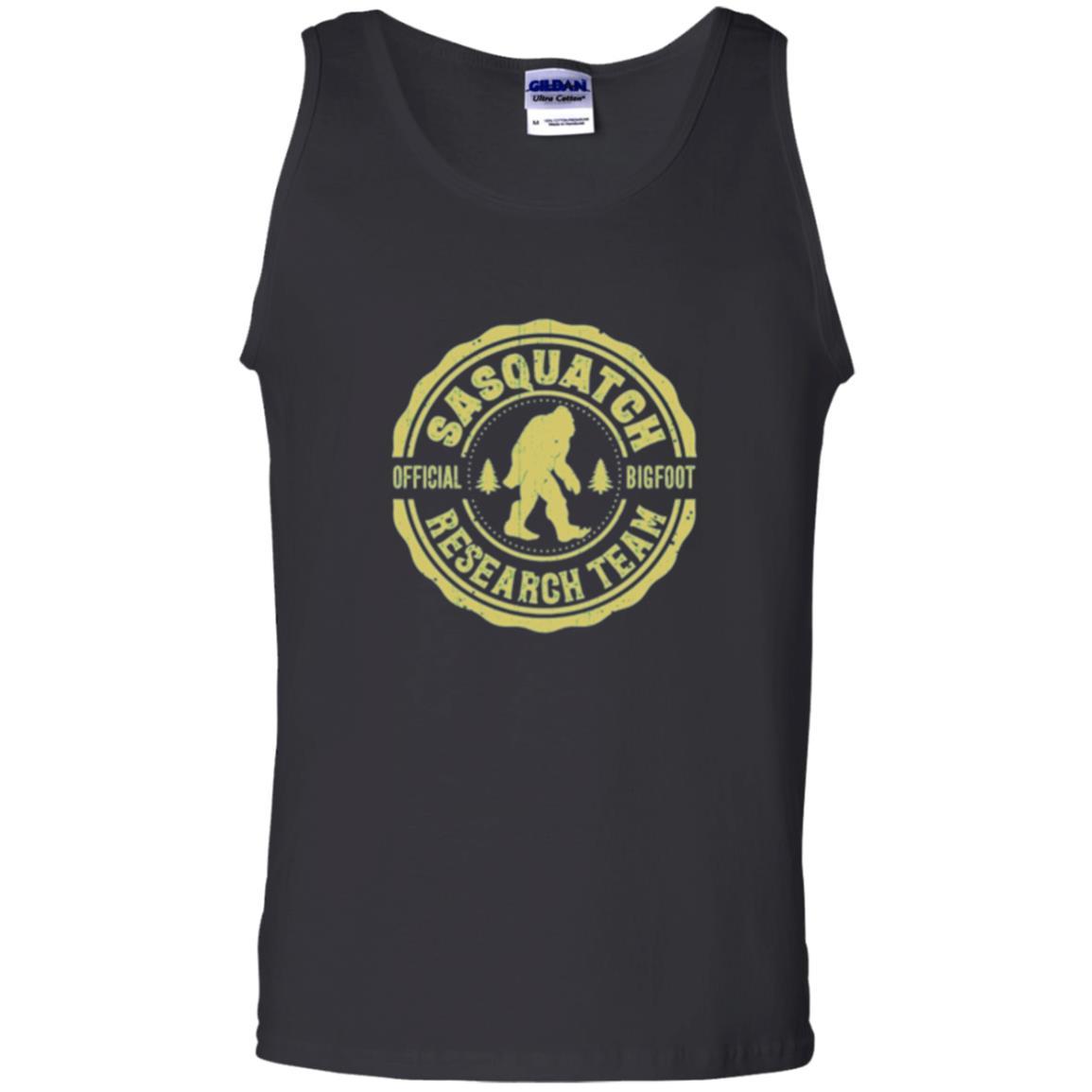 Squatchin Gone T-shirt Finding Sasquatch Bigfoot Research Team Black