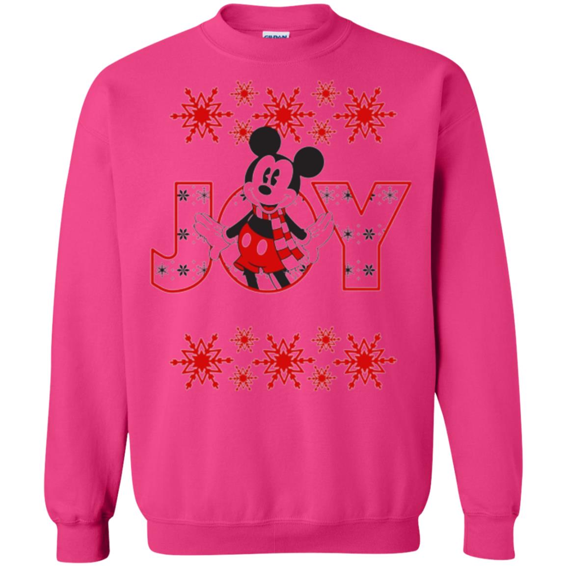 Christmas T-shirt Disney Mickey Mouse Joy Heliconia
