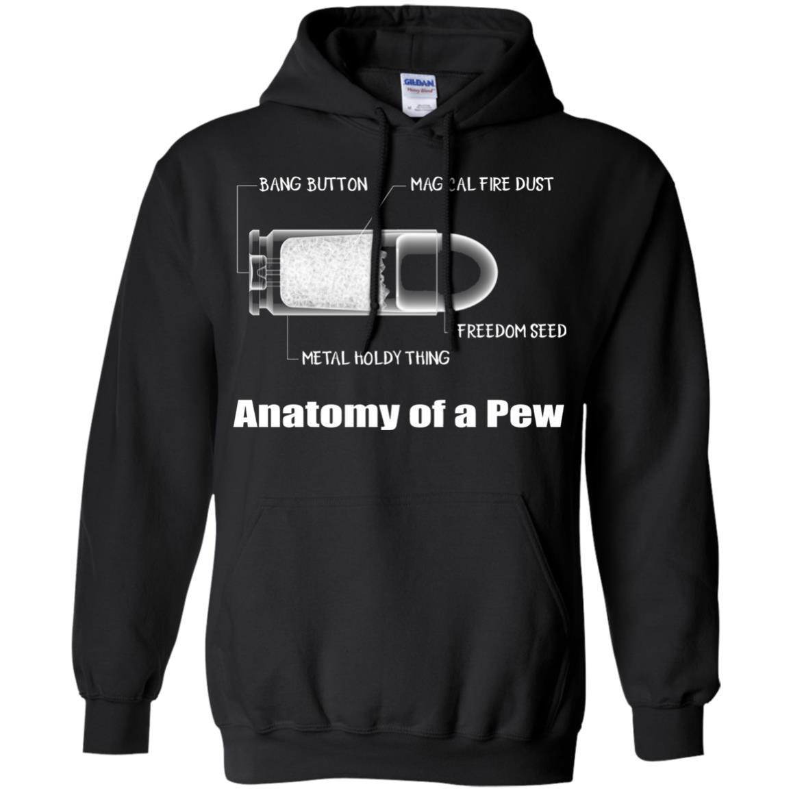 Bullet T-shirt The Anatomy Of A Pew Black