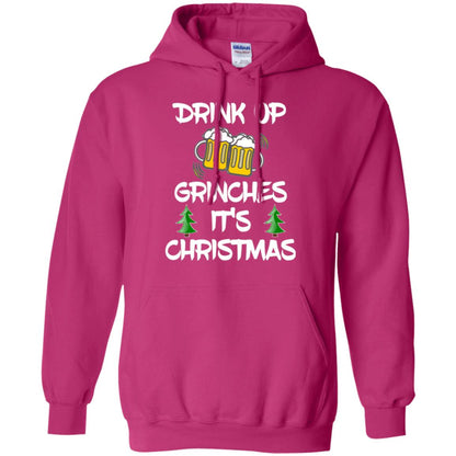Beer Lovers T-shirt Drink Up Grinches It_s Christmas Heliconia