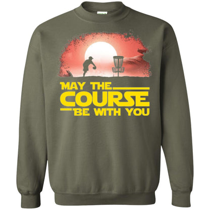 May The Course Be With You T-shirt Military Green