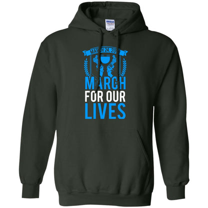 Anti Gun T-shirt March For Our Lives March 24 2018 Forest Green