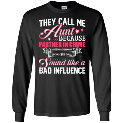 Aunt T-shirt They Call Me Aunt Black