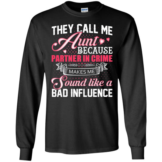 Aunt T-shirt They Call Me Aunt Black