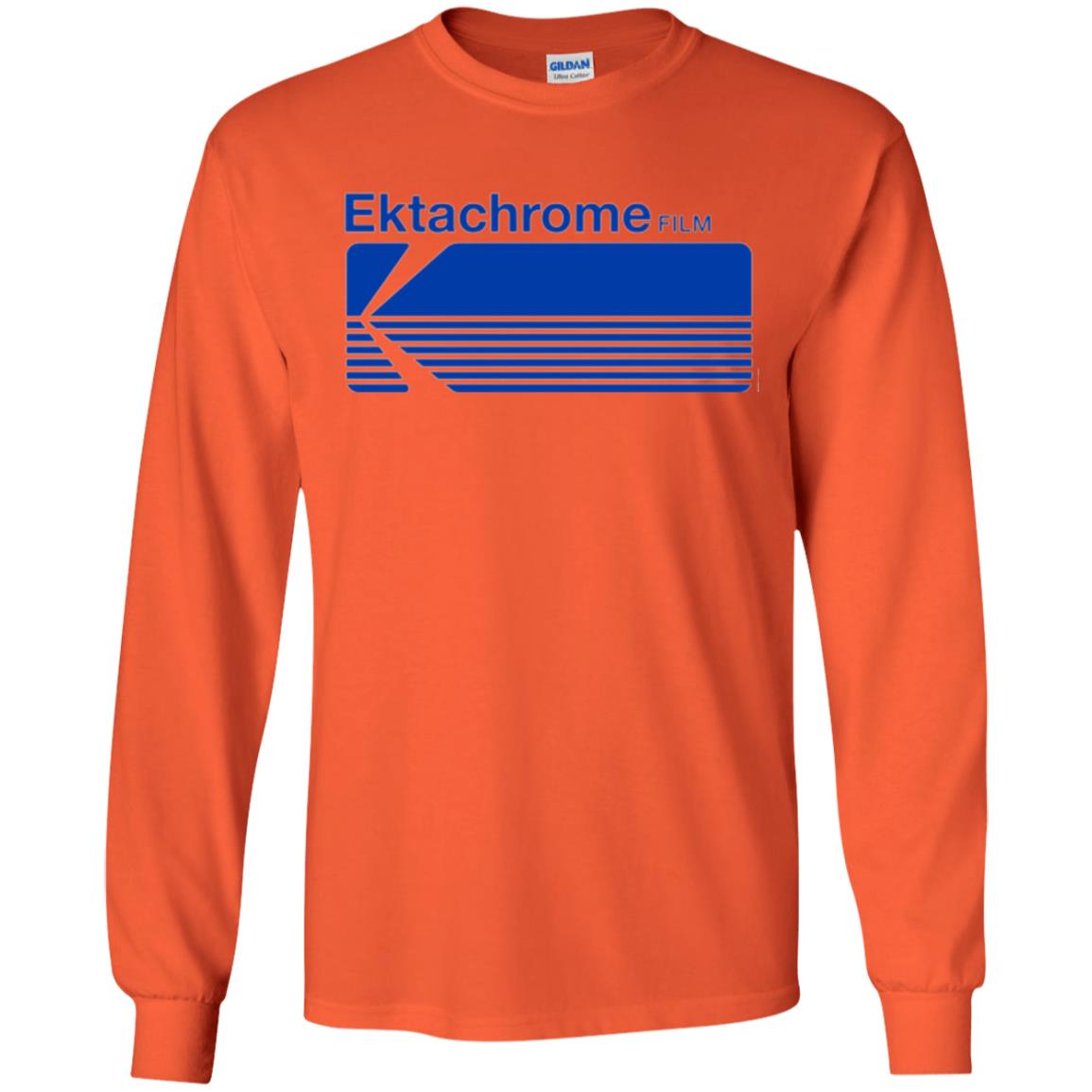 Logo T-shirt Vintage Ektachrome Film Orange
