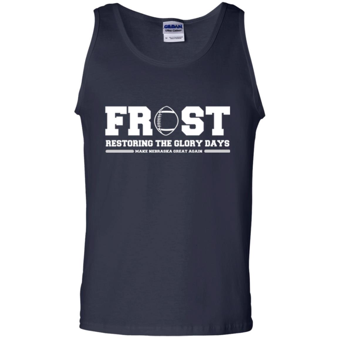 Football T-shirt Scott Frost 2018 Make Nebraska Navy