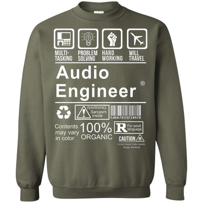 Audio Engineer Shirt Multi Tasking Problem Solving Military Green