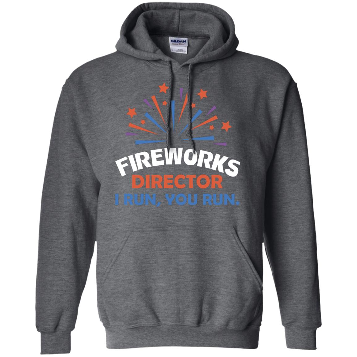 Fireworks Director I Run You Run Shirt Dark Heather