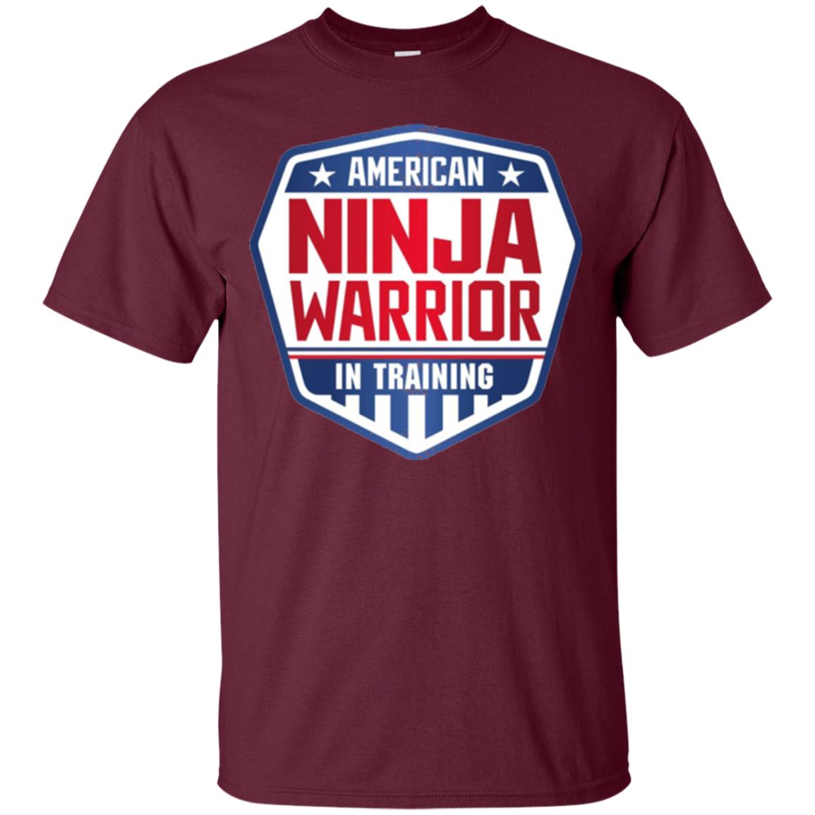 American Ninja Warrior In Training T-shirt Maroon