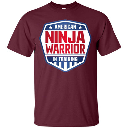 American Ninja Warrior In Training T-shirt Maroon