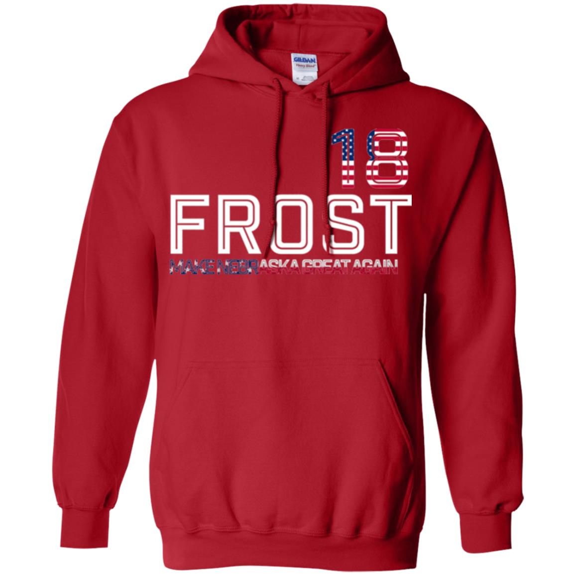 Frost 2018 T-shirt Make Nebraska Great Again Red