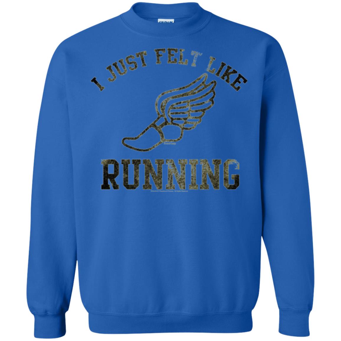 Movie T-shirt I Just Felt Like Running Royal