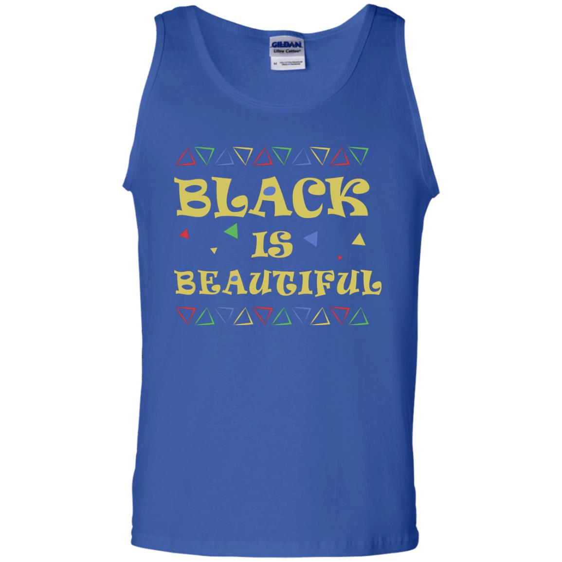 African American T-shirt Black Is Beautiful Royal