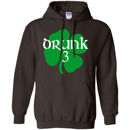 Drunk 3 Lucky Thing St. Patrick_s Day Irish T-shirt Dark Chocolate